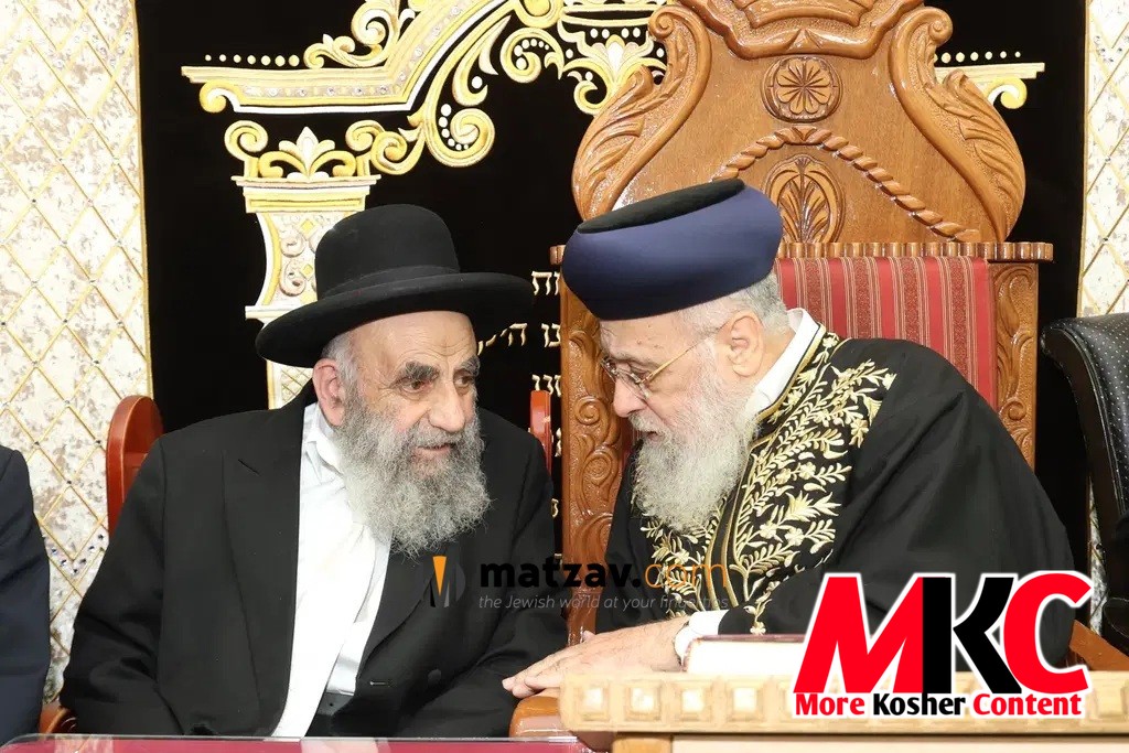 לעצטע מינוט אומדריי: הגאון רבי משה צדקה שליט"א לייגט אוועק בריוו קעגן ש"ס נאך א טרעפונג מיט מועצת חכמי התורה