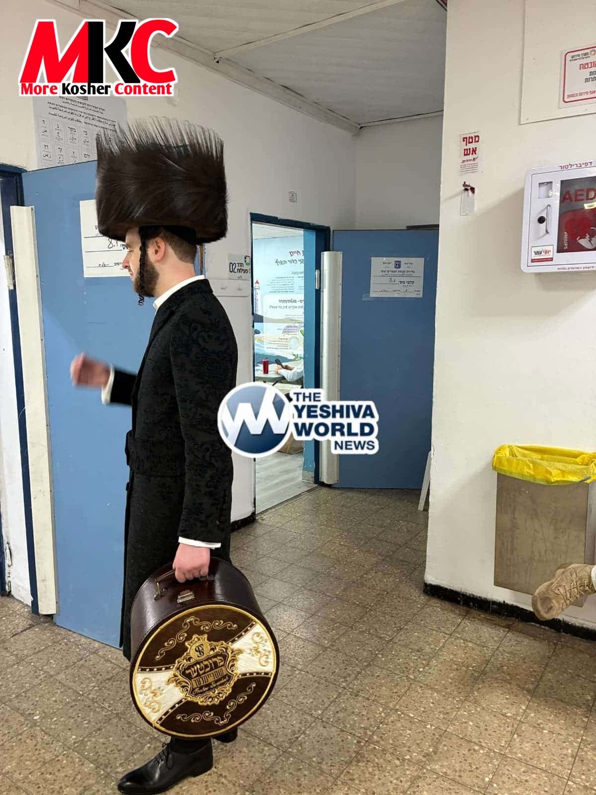 אפילו א חתן אין די שבע ברכות טעג איז געזען געווארן ביים שטימען.