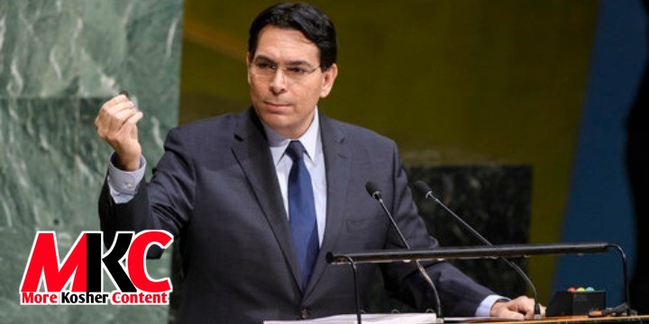 "שרייבט דא אונטער און גייט אהיים": מדינת ישראל'ס אמבאסאדאר דני דנון גיט די יו-ען'ס פראנשעסקא אלבאנעזע א רעז…