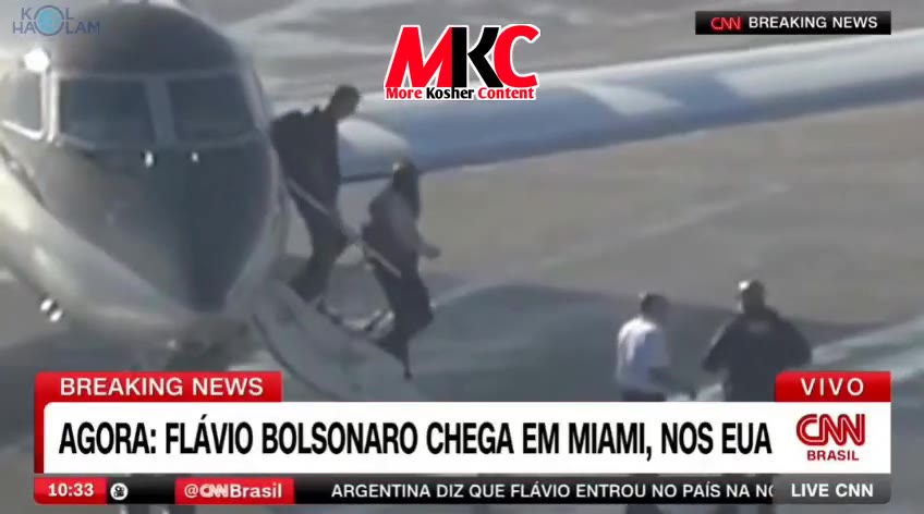 Flávio Bolsonaro lands in the US after fleeing Brazil following the former senator's defeat in the country's…