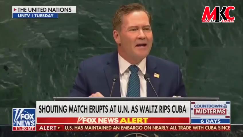 🇺🇸 JUSTI IN: U.S. Ambassador to the UN Mike Waltz announced that a Cuban diplomat who interrupted him whil…