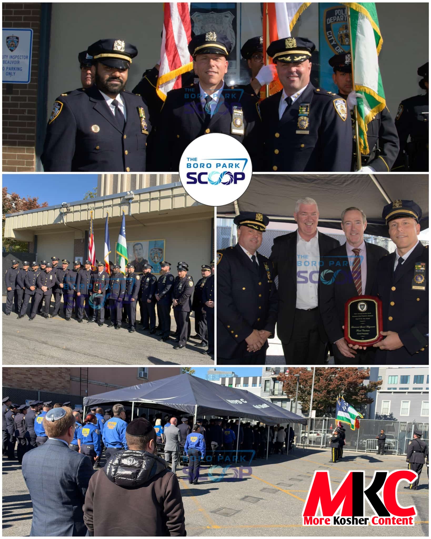 PHOTOS: Members of Boro Park and Flatbush Shomrim joined the NYPD’s 62nd Precinct and the family of the la…