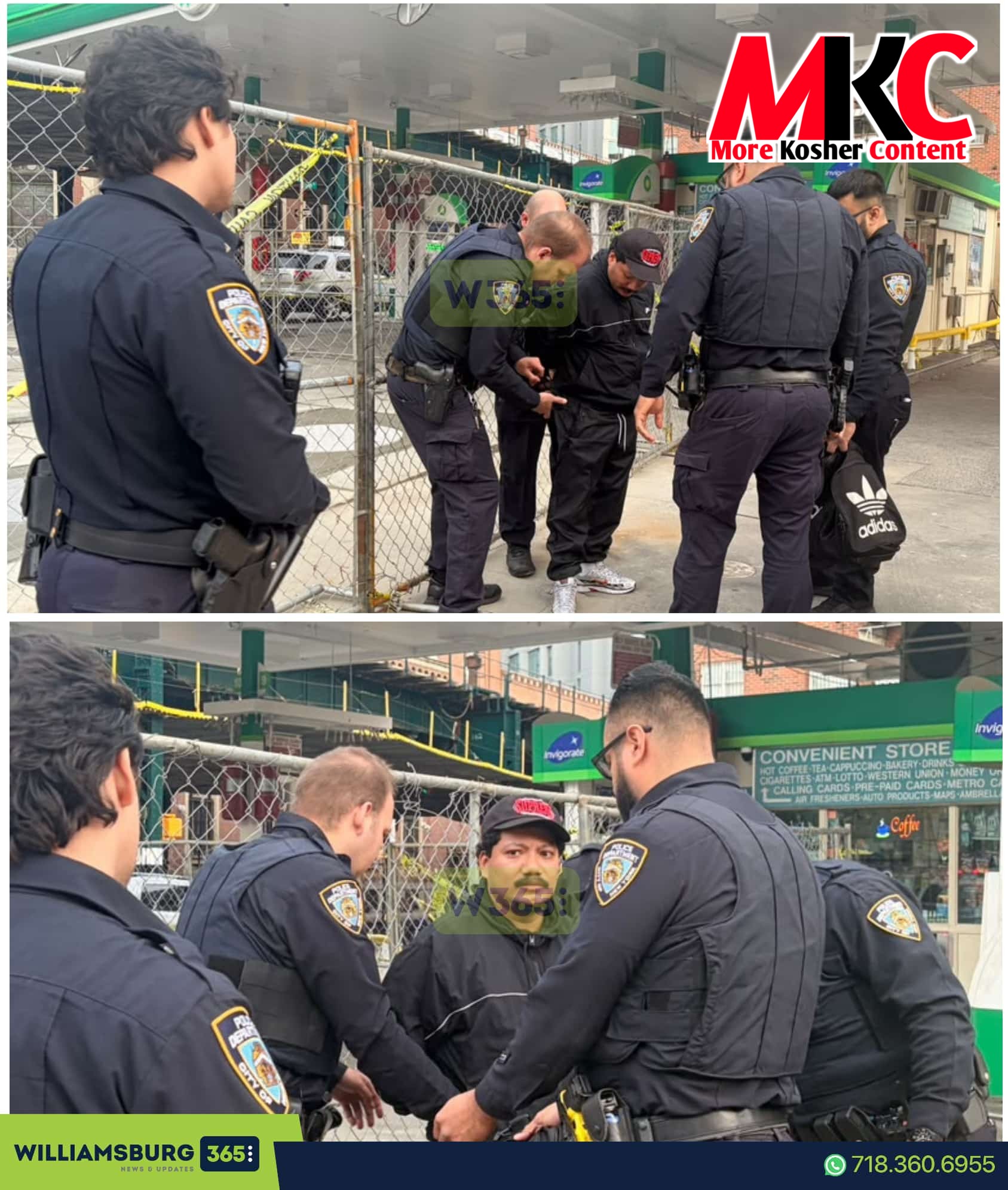 A suspect was arrested by the NYPD with assistance from Shomrim for allegedly shoplifting from a wine store…