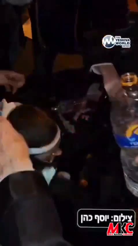 🚨 ⚠️ באריכטן קומען אן וועגן שווערע פאליציי געוואלד ביי די אנגייענדע חרדי'שע הפגנה אויף הייוועי 4 נעבן די גה…