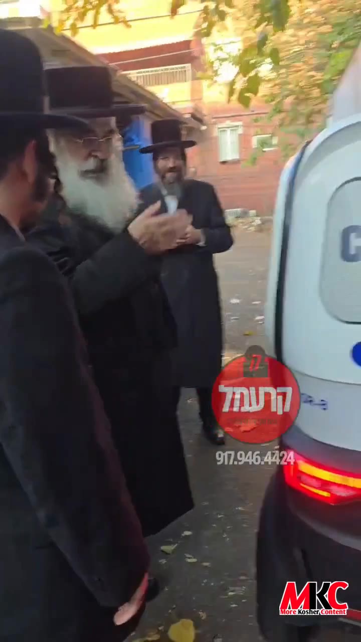 האדמו"ר מדושינסקיא שליט"א באוואונדערט דעם פיצעלן חברים טרעקל וואס באווייזט צו העלפן אומצאליגע אידן אין ווילי…
